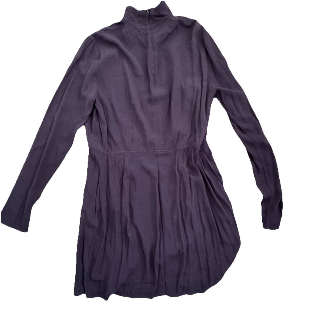 Brand New Reformation Navy Wrap Tie Campbell Dress L $218 NWT Party - Picture 8 of 10